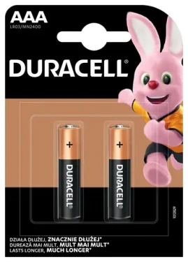 Duracell Basic MN2400 / AAA / 1,5 V Alkalické / 2 ks blistr (1997)