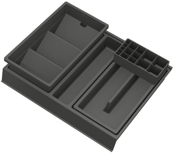 Gollinuci Koupelnový organizér antracit 372x308