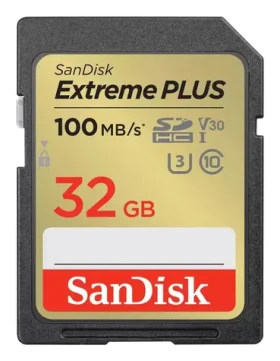 SanDisk Extreme Plus / Paměťová karta SD / 32 GB (SDSDXWT-032G-GNCI2)