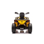 Mamido Dětská elektrická čtyřkolka Can-Am Outlander ATV 4x200W žlutá