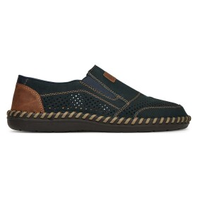 Polobotky Rieker B2466-14 Přírodní kůže (useň) - Nubuk