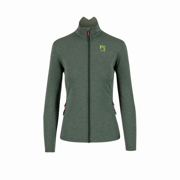 Dámská mikina KARPOS W Pizzocco Full Zip Fleece, Duck Green velikost: XL