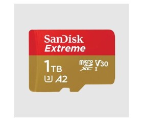 SanDisk micro SDXC karta 1TB Extreme (190 MB/s Class 10, UHS-I U3 V30) + adaptér EDF_493403