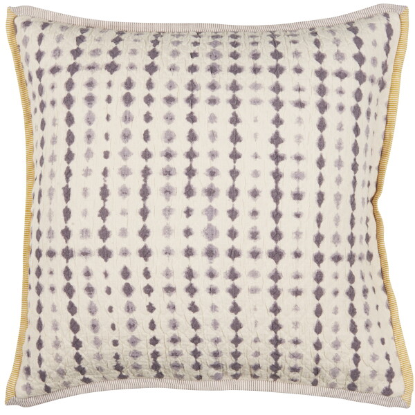 Ib Laursen Bavlněný povlak na polštář Vigga Purple Print 50 × 50 cm, fialová barva, textil