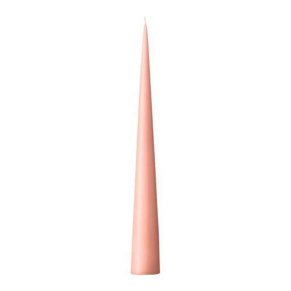 Ester & erik Svíčka Cone 37 cm – 20 Rosy Caramel, růžová barva, vosk