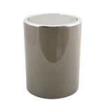 MSV KAMAKA výklopný odpadkový koš 6 L šedohnědý / plast (3700703939566)
