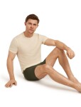 Pánské merino boxerky ICEBREAKER Mens Anatomica Boxers, Dark Loden velikost: M