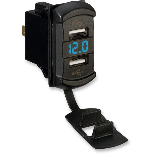 Bottari Rocker USB zásuvka s voltometrem pro UTV
