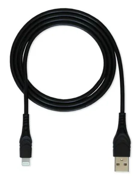 CUBE1 Datový kabel USB-C - Lightning 1.2m černá / USB-C (M) / Lightning (M) / PD 18W / Nylon (LM2103-02)