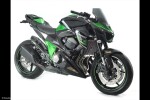 Kawasaki Z800 13-16 Klín pod motor - 3 barvy - Černá-stříbrná mřížka