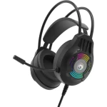 Marvo H8326 černá / sluchátka s mikrofonem / 3.5mm jack / podsvícení / kabel 1.8m (H8326)