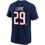 Fanatics Pánské Tričko Patrick Laine #29 Columbus Blue Jackets Name Number Graphic T-Shirt Velikost: