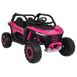 Mamido Elektrické autíčko RACING Road 2000 4x120W 24V růžové