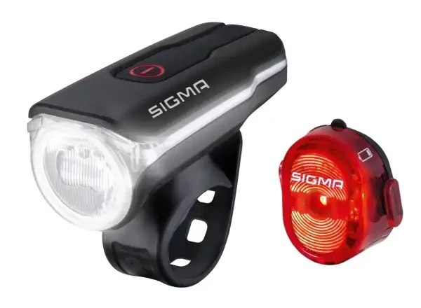 Sigma Sport Aura 60 + Nugget II set červené/černé