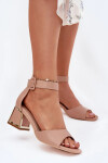 Sandály 25SC35 béžové - Step in style 38