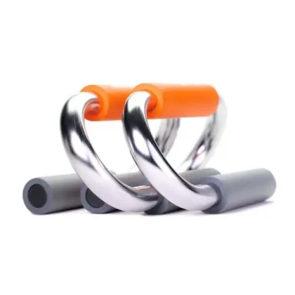 Adaptér na kliky Steel - GymBeam (multicolor) (36316-1-metal grey - orange)