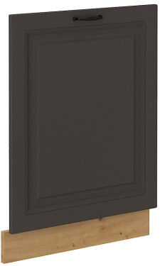 Dvířka na vestavnou myčku nádobí Stilo ZM 713x596 Barva korpusu: Dub artisan, Barva dvířek: Grafit