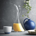Georg Jensen Skleněná karafa Cobra 0,75 l, čirá barva, sklo