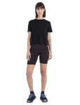 ICEBREAKER Wmns Merino 150 Tech Lite III SS Crop Tee, Black velikost: M