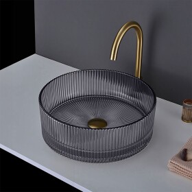 REA - Umyvadlo na desku Ingrid 36x36 Grey REA-U8524