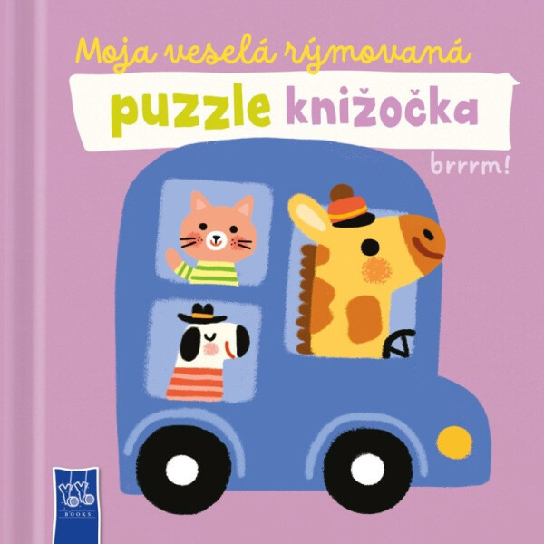 Moja veselá rýmovaná puzzle knižočka Brrrm! (slovensky)