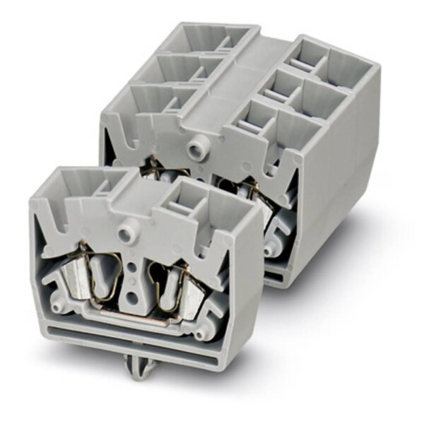 Phoenix Contact 3244339 průchodková svorka 10.4 mm pružinová svorka šedá 50 ks