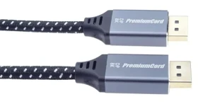 PremiumCord DisplayPort 1.4 kabel černá / Video kabel / M-M / 8K 60Hz / zlacené konektory / 3 m (kport10-03)