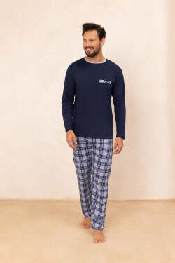Pyžamo Regina 488 long/r 2XL Z25/26 pánské modrá XXL