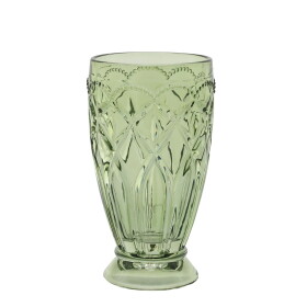 Chic Antique Sklenice Saint-Émilion Olive 350 ml, zelená barva, dřevo