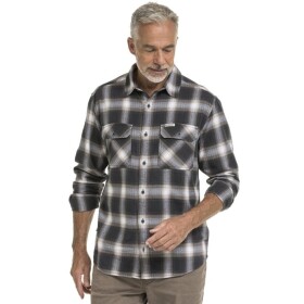 Bushman Pánská flanelová košile Gunnar, zelená/šedá/hnědá L