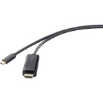 Digitus kabelový adaptér DisplayPort DP - HDMI typu A M - M 1.0 m / s blokováním DP 1.2 HDMI 2.0 / 4K / 60Hz / CE / bl (AK-340303-010-S)