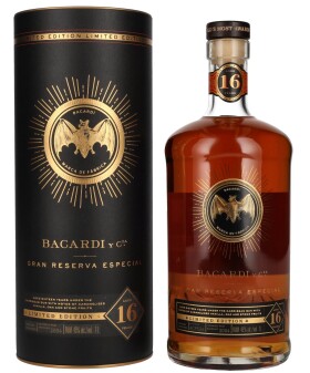 Bacardi Gran Reserva Especial Rum 16y Limited Edition 40% 1 l (tuba)