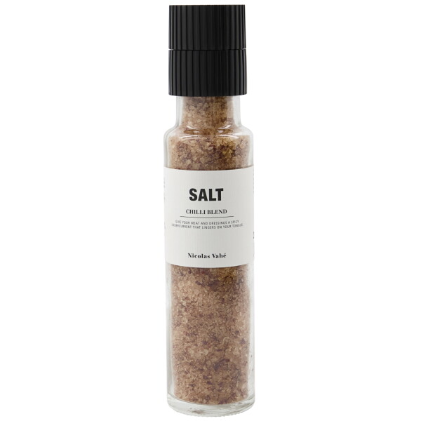 Nicolas Vahé Sůl s chilli 315 g, čirá barva, sklo
