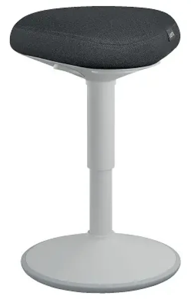 Leitz Ergo světle šedá / Balanční stolička / pneumatické nastavení výšky 47-64 cm / nosnost 110 kg (65440085)