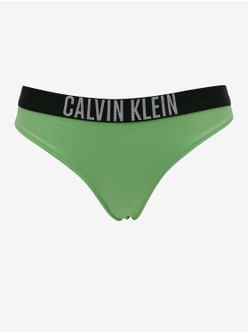 Zelený dámský spodní díl plavek Calvin Klein Underwear Intense Powe Dámské