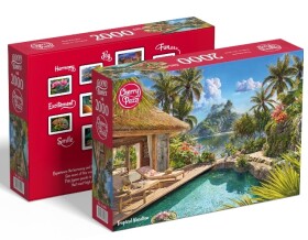 Puzzle Cherry Pazzi 2000 dílků - Prázdniny v tropech