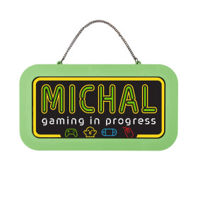 Neonová cedulka se jménem - Michal - Albi
