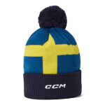 Pánská zimní čepice CCM Pom Flag Team Sweden