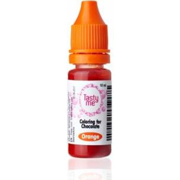 Tekutá barva do čokolády Tasty Me (10 ml) Orange 5832 dortis