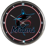 Hodiny Miami Marlins MLB WinCraft Chrome