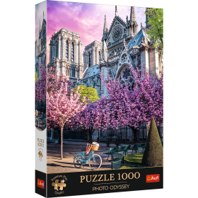 Puzzle Premium 1000 dílků - Photo Odyssey: Katedrála Notre-Dame v Paříži