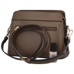 Trendová dámská kombinovaná crossbody Alfi, tmavě béžová