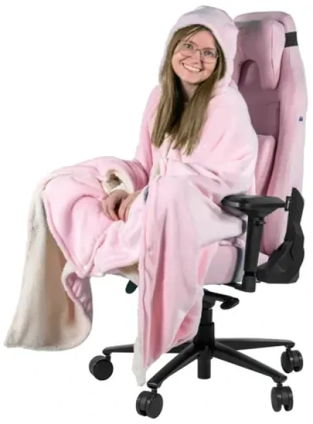 AROZZI Potah pro herní židli růžový / Potah na židli (AROZZI-BLANKET-PNK)