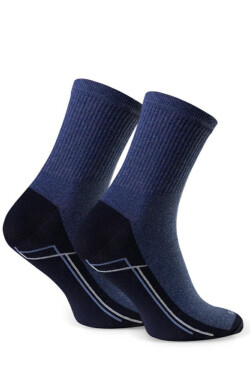 Pánské sportovní ponožky 057 DENIM MÉLANGE 41-43