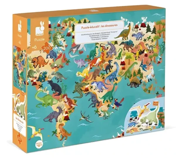 JANOD Vzdělávací puzzle Dinosauři