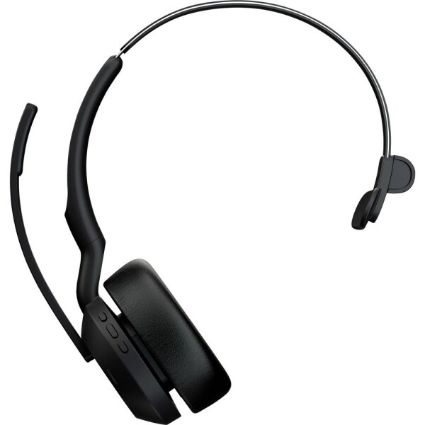 Jabra Evolve2 55 Link 380/390a UC Mono Sluchátka On Ear Bluetooth® mono černá Potlačení hluku, Redukce šumu mikrofonu monofonní Počítače