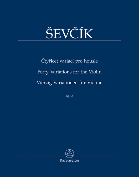 KN Čtyřicet variací pro housle op. 3
