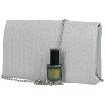 Trendy dámské psaníčko Michelle Moon Tilis, stříbrné