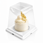 Cake star plastový box zúžený 15x15x14cm