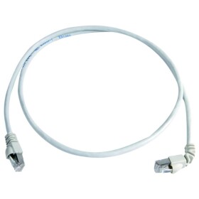 Telegärtner 100008493 RJ45 síťové kabely, propojovací kabely CAT 6A S/FTP 3.0 m bílá samozhášecí, S průchodkou chránící proti zlomení 1 ks